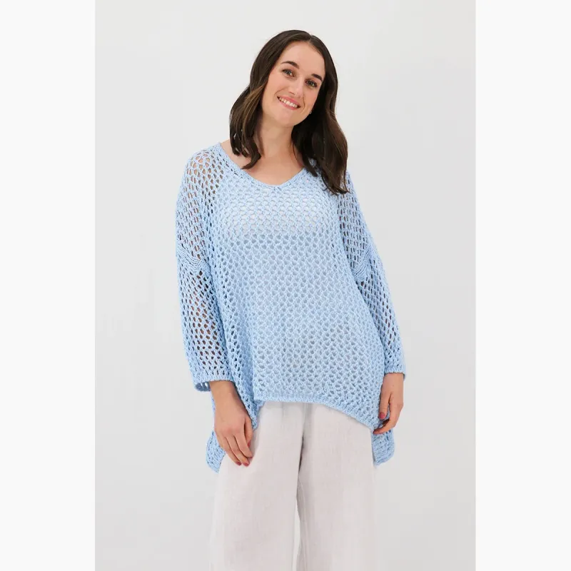 Luciella Chunky Mesh Throwover