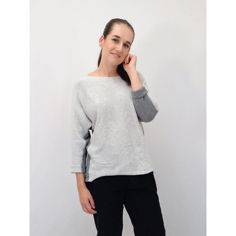 TwoTone Cashmere Knit $180