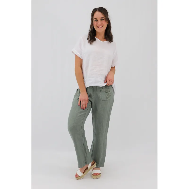 Avena Mesh Detail Pants