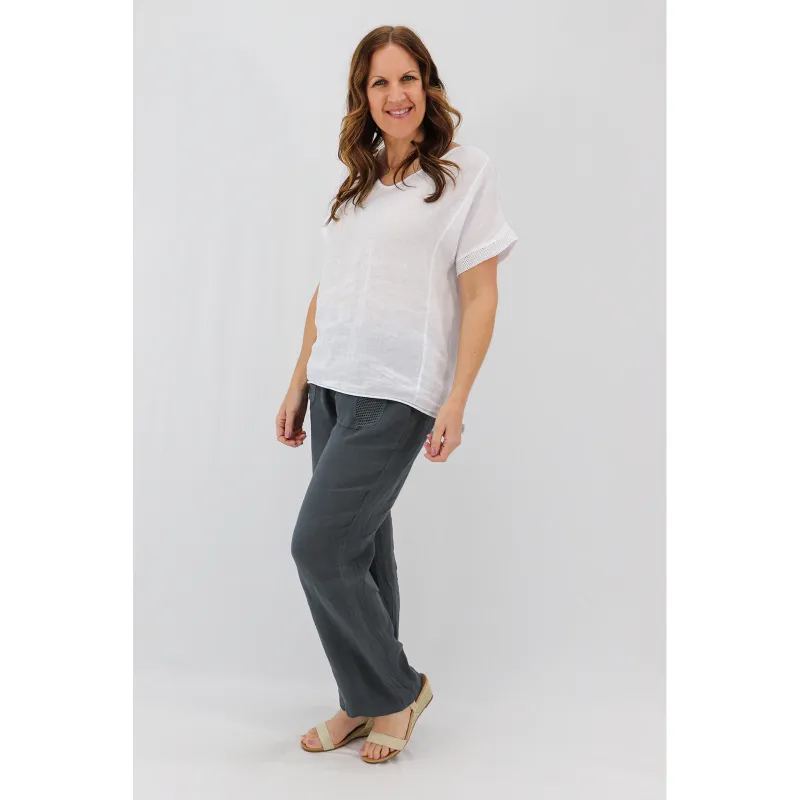 Avena Mesh Detail Pants