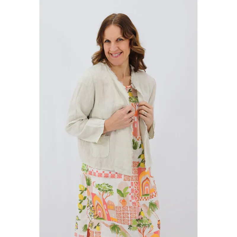 Florenza Linen Jacket