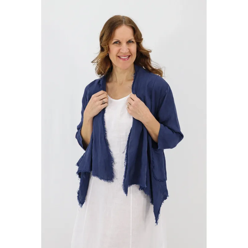 Nella Raw Edge Cardi