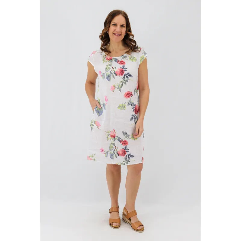 The Midi Dress - Rose Garden