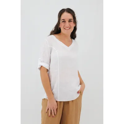 Lunetta V-Neck Blouse