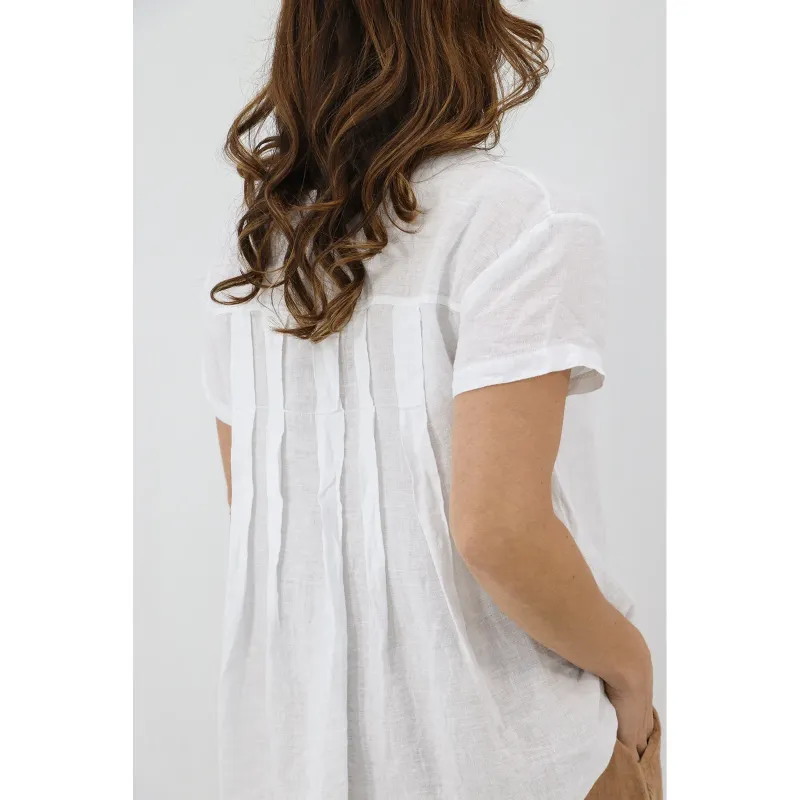Donella Pleated Back Blouse