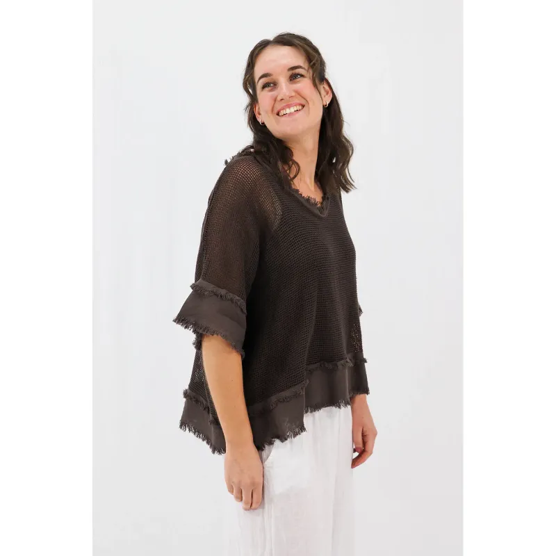 Madona 2pc Cotton Mesh Tee