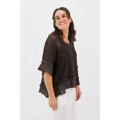 Madona 2pc Cotton Mesh Tee
