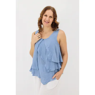 Marsalla Layered Gauze Blouse