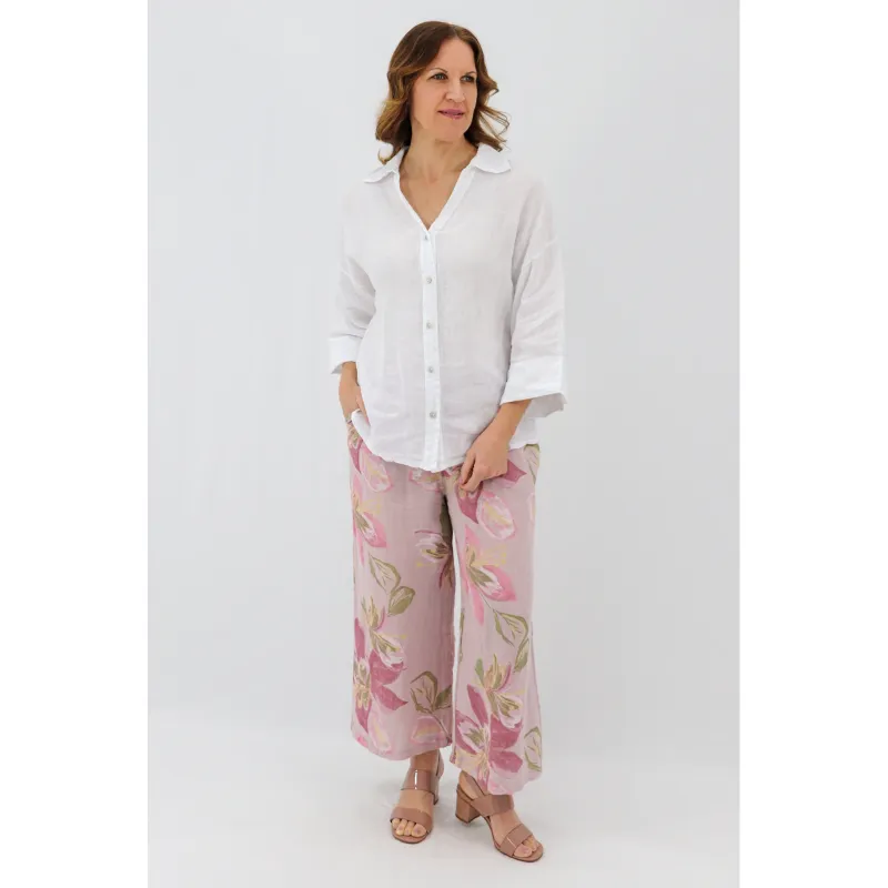 Ceci Linen Trousers - Lily
