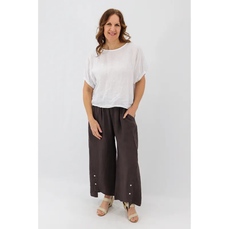 Leone Split Hem Trousers