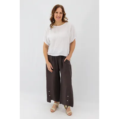 Leone Split Hem Trousers