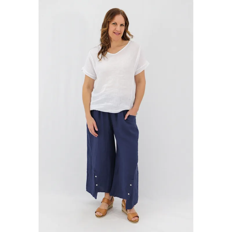 Leone Split Hem Trousers