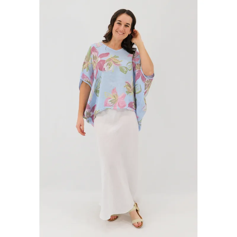 Lavita Linen Blouse - Lily