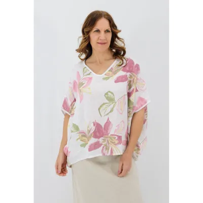 Lavita Linen Blouse - Lily