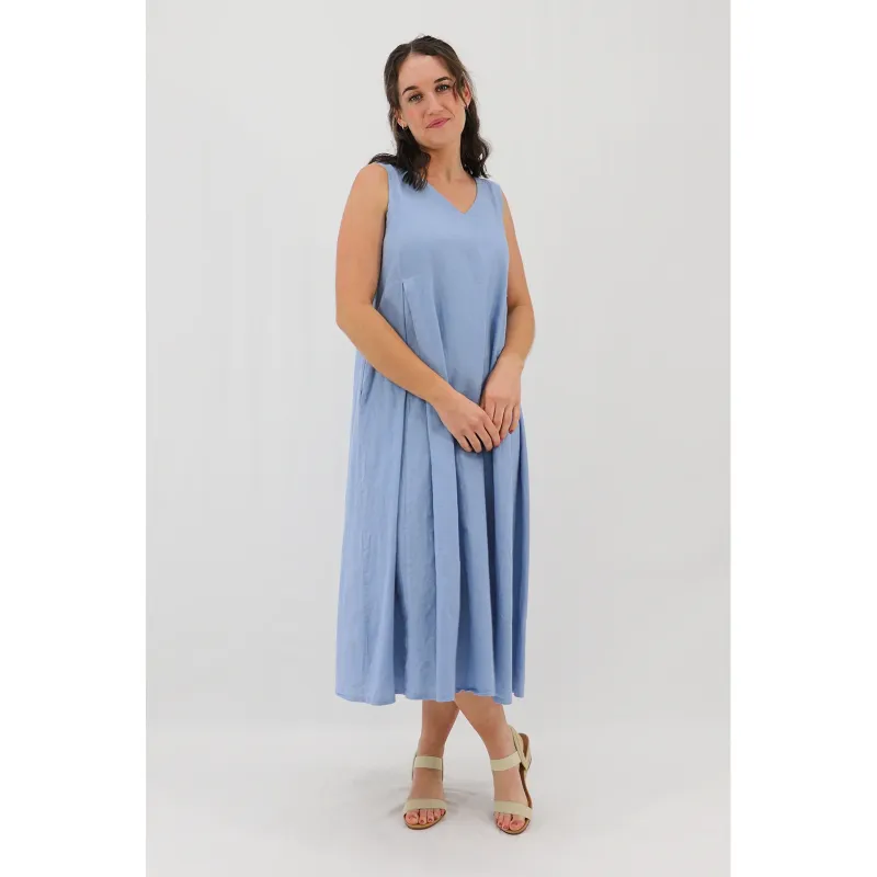 Caprise Pleated A-Line Dress