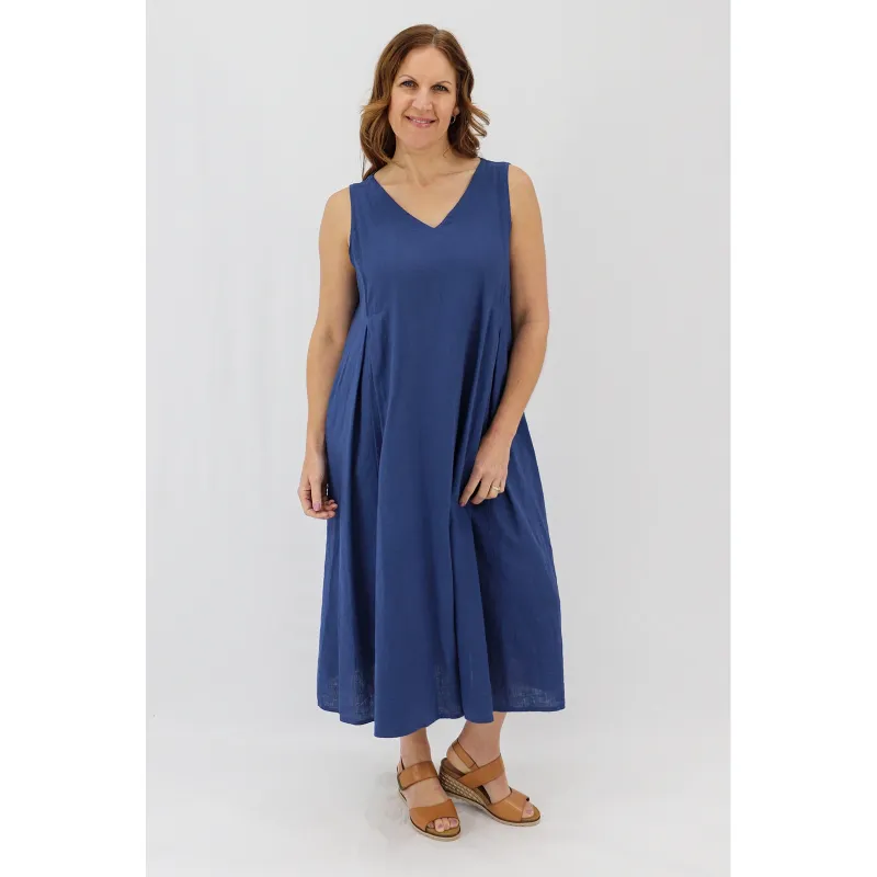 Caprise Pleated A-Line Dress