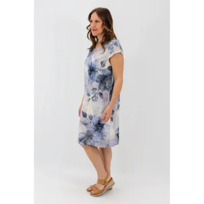 The Midi Dress - Fading Florals