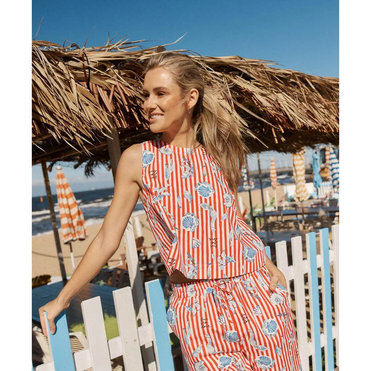 Amalfi Tank - Red