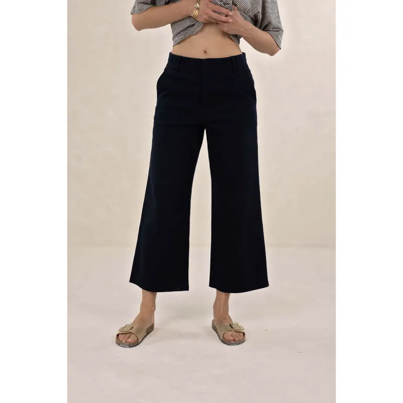 Margot Drill Pant - Navy