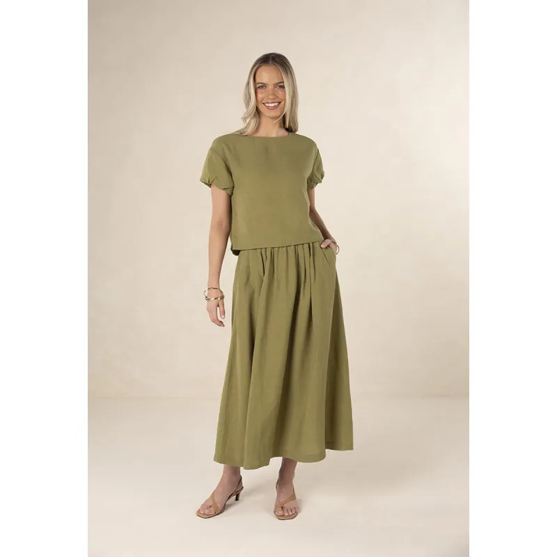 Sola Skirt - Olive