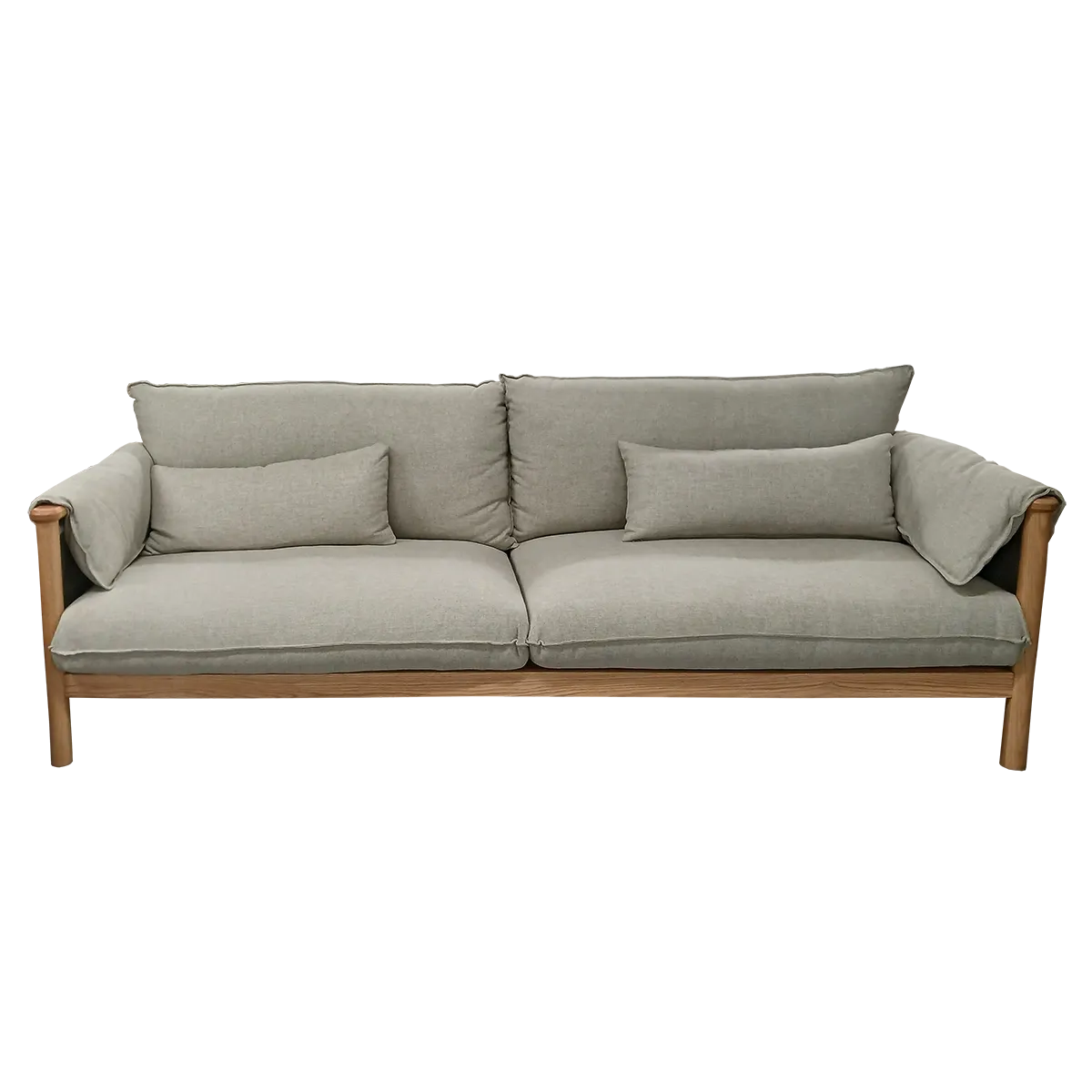 3 Seat Sofa - Natural/Light Coffee