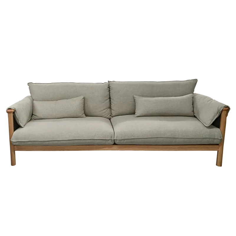 3 Seat Sofa - Natural/Light Coffee