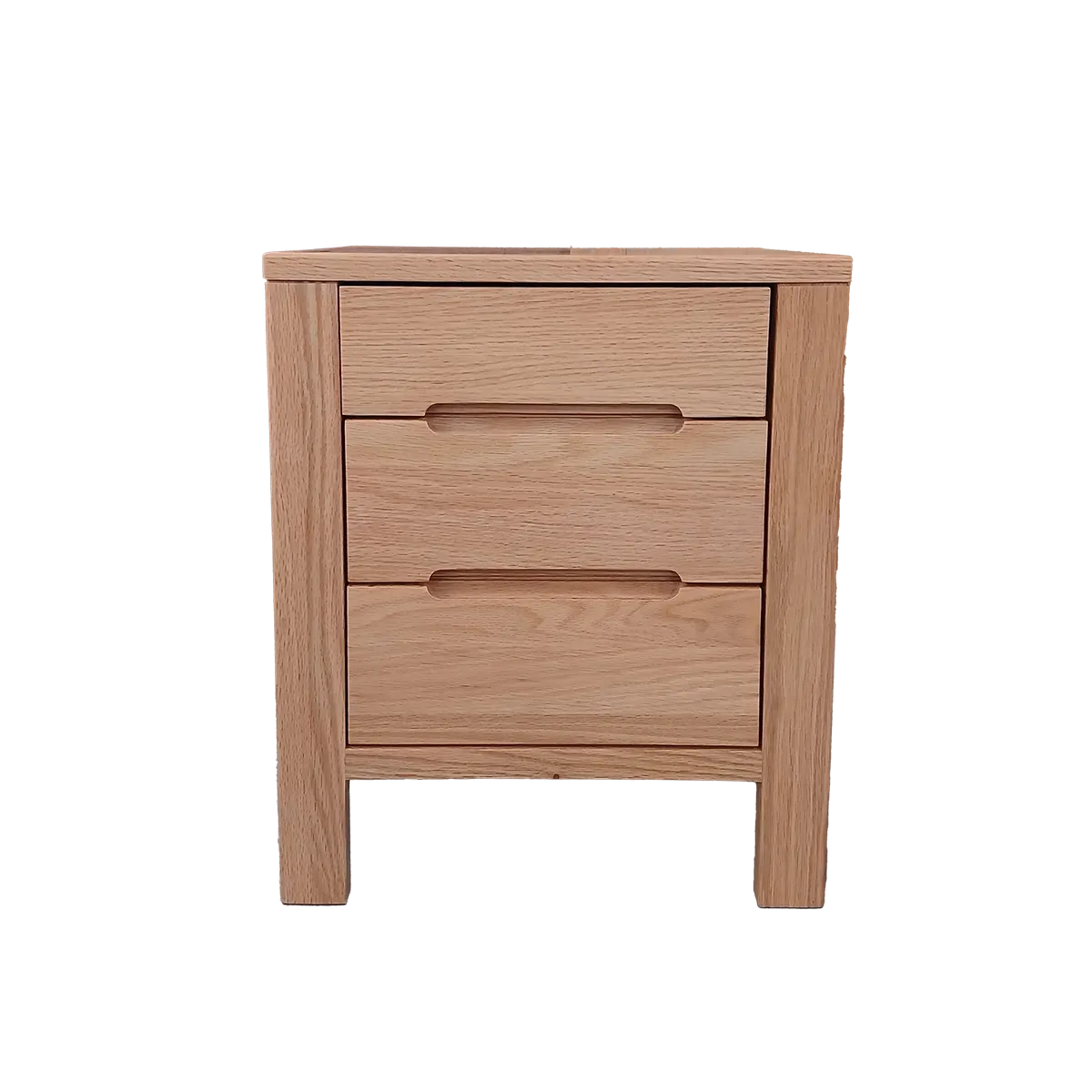 Nightstand w 3 drawers - Natural