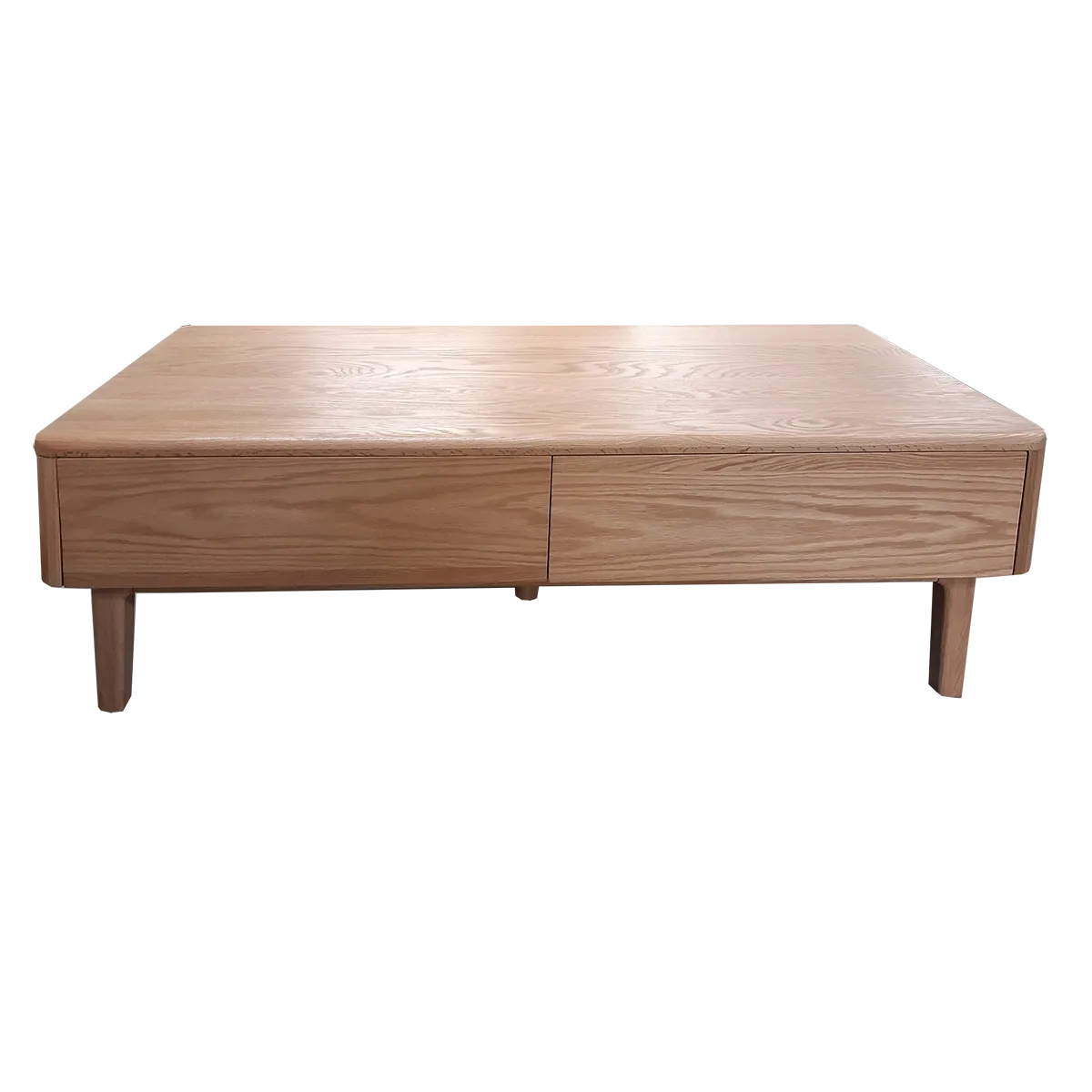 Coffee Table w 4 Drawers - Natural