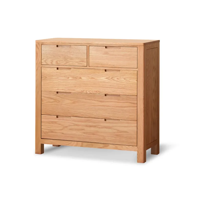Chest of 5 Drawers - Natural