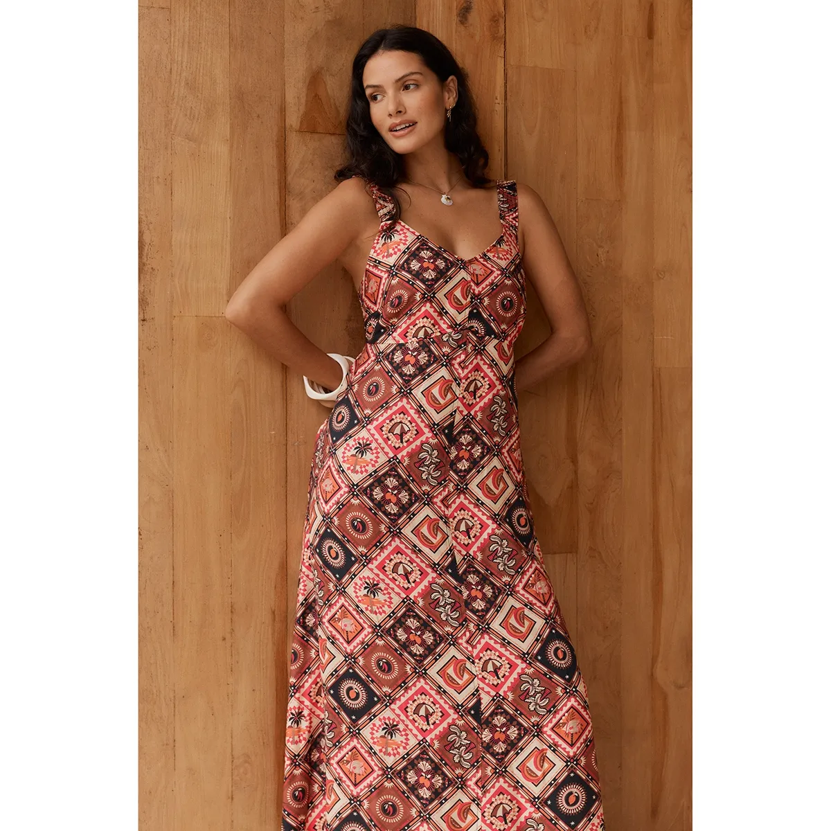 Sunset Dress - Coco Print