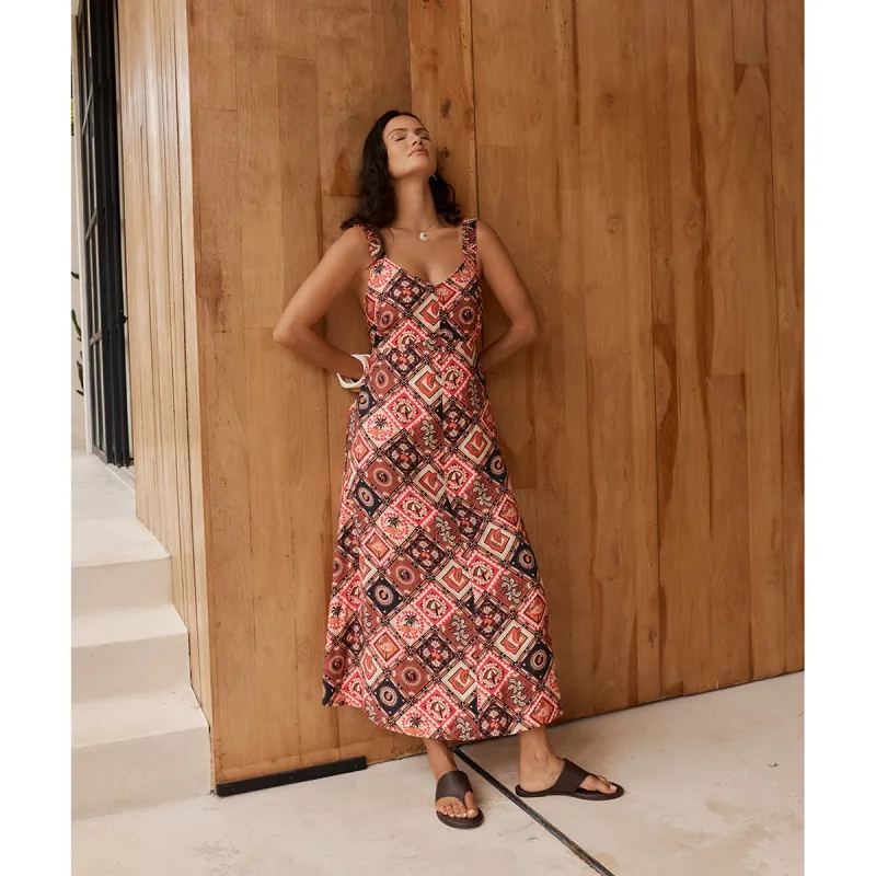 Sunset Dress - Coco Print