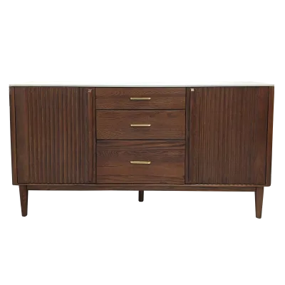 Sintered Stone Sideboard - Black Walnut