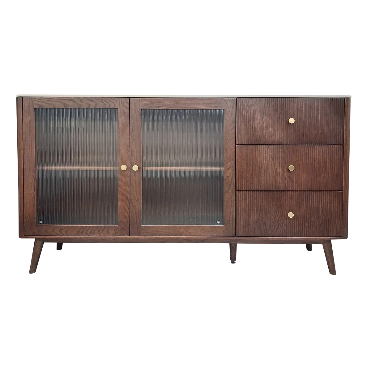 Sintered Stone Sideboard - Black Walnut