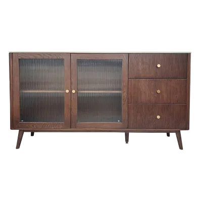 Sintered Stone Sideboard - Black Walnut