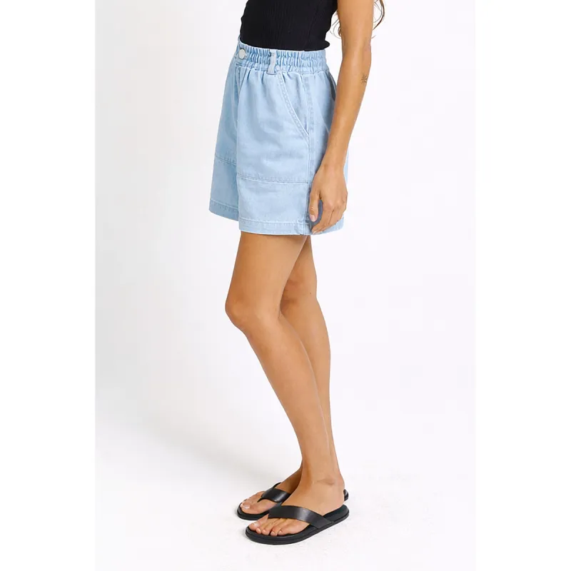 Drew Denim Short - Medium Wash