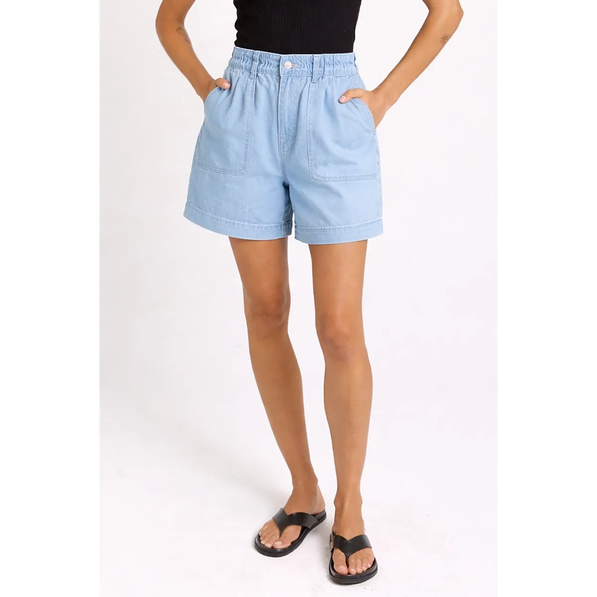 Drew Denim Short - Medium Wash