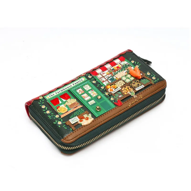 Large Ziparound Wallet - Farmhouse Pantry