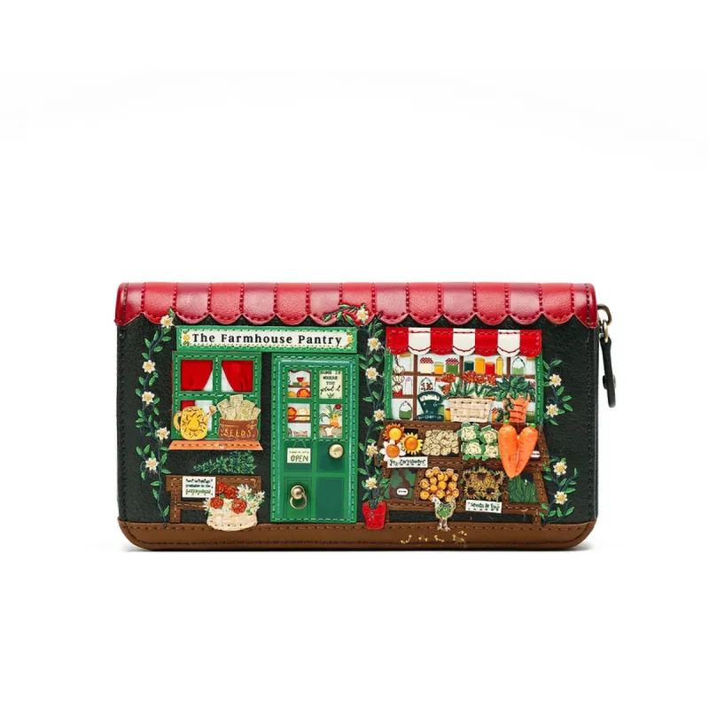 Large Ziparound Wallet - Farmhouse Pantry