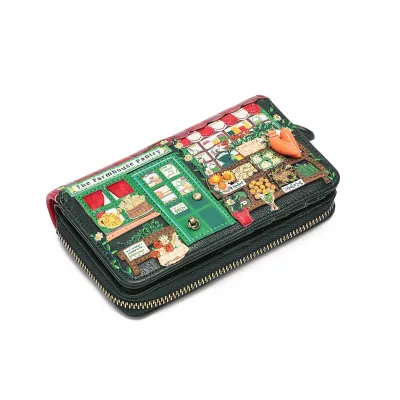 Medium Ziparound Wallet - Farmhouse Pantry