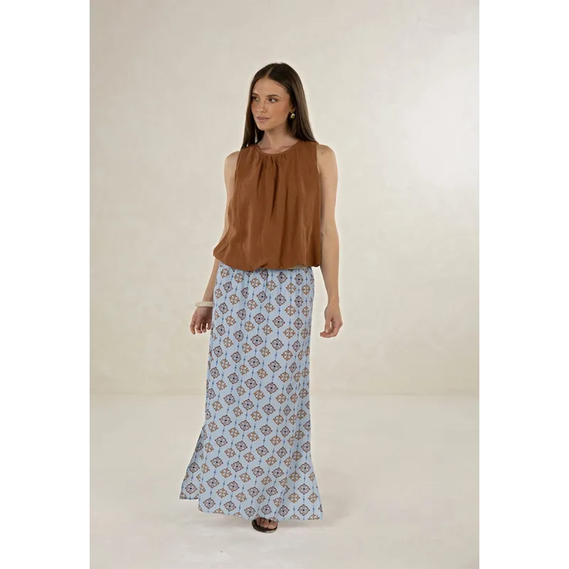 Samara Top - Tobacco