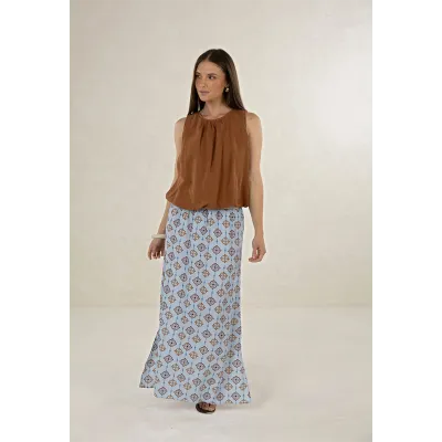 Samara Top - Tobacco