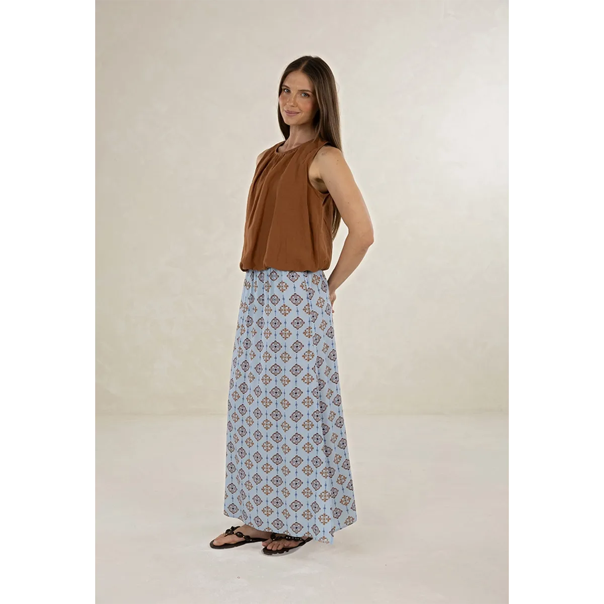 Samara Top - Tobacco