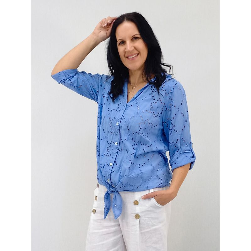 Cloe Schiffy Button Up - $149