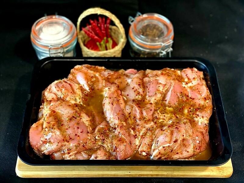 MUSLOS DE POLLO S/H ALIÑADOS