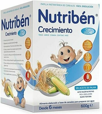NUTRIBEN CRECIMIENTO CON LECHE ADAPTADA 600 G