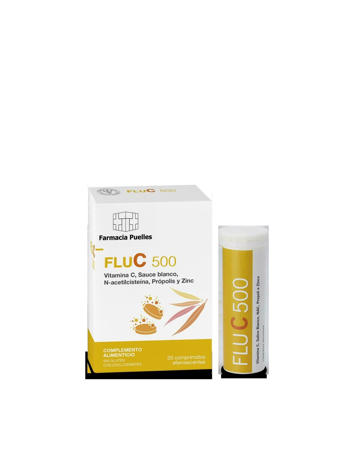 FARMACIA PUELLES FLU C 500 20COMP EFERV