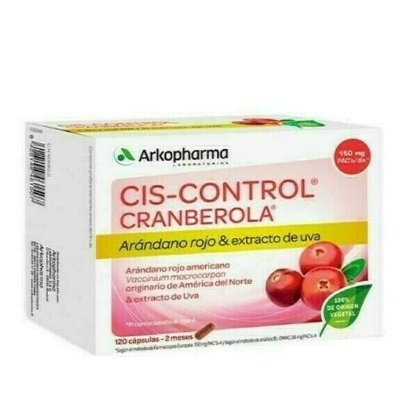 CRANBEROLA CISCONTROL ARANDANO AMERICANO ARKO 140 MG 120 CAPS