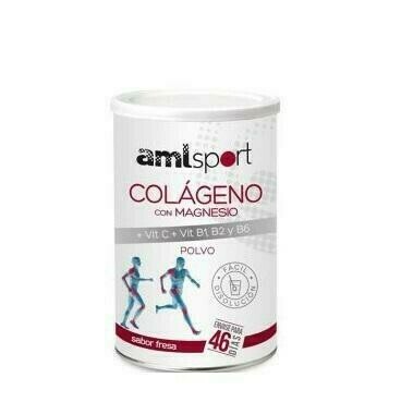 COLAGENO CON MAGNESIO VIT C VIT B1, B2 Y B6 SABOR FRESA 350 G