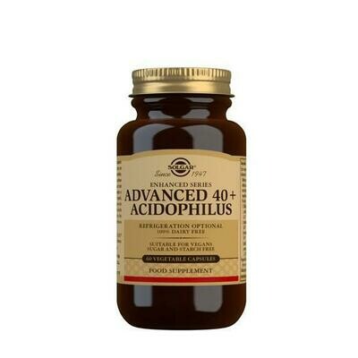 SOLGAR 40  ACIDOPHILUS AVANZADO 60 CAPS VEGET