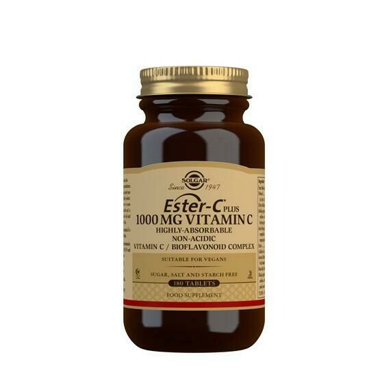 SOLGAR ESTER C PLUS 1000 MG 180 COMP